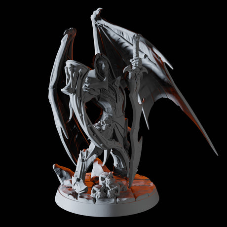 Master Vampire Warrior Miniature for Dungeons and Dragons, Pathfinder or other TTRPGs