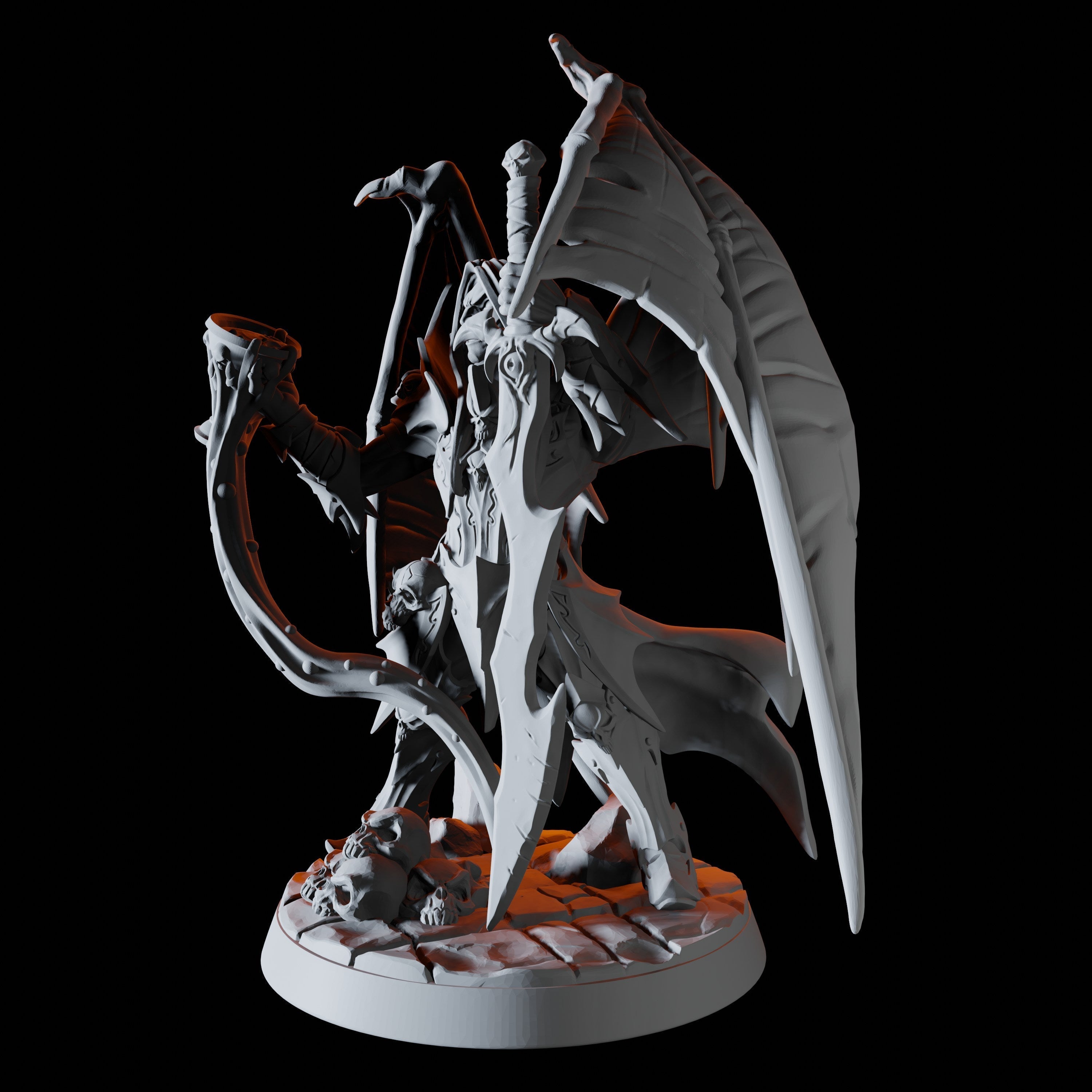 Master Vampire Warrior Miniature for Dungeons and Dragons - Myth Forged