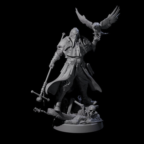 Master of Death Nercomancer Miniature for Dungeons and Dragons, Pathfinder or other TTRPGs