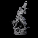 Master of Death Nercomancer Miniature for Dungeons and Dragons, Pathfinder or other TTRPGs