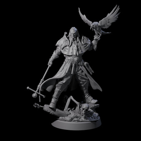 Master of Death Nercomancer Miniature for Dungeons and Dragons, Pathfinder or other TTRPGs