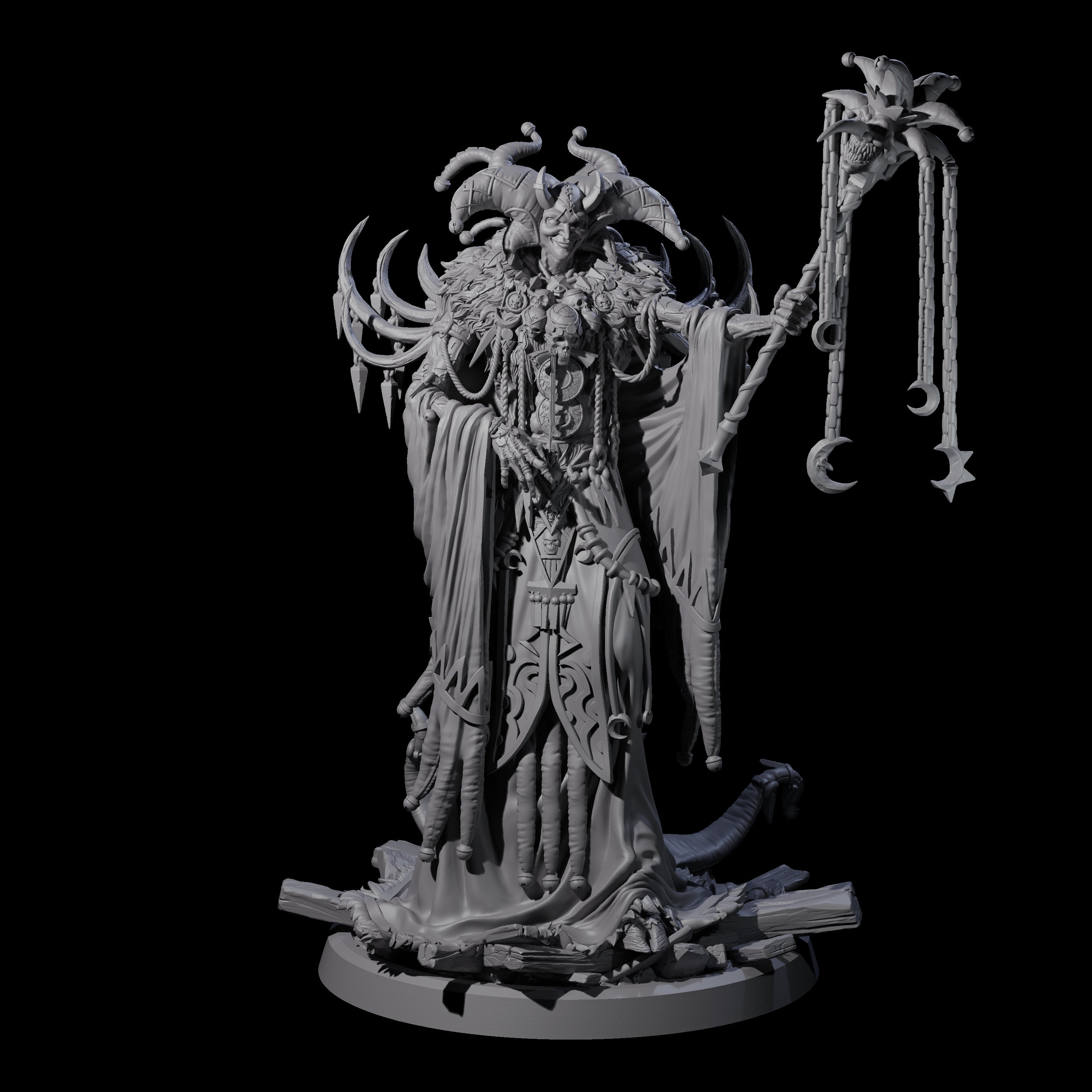 Masterful Cambion High Priest A Miniature for Dungeons and Dragons, Pathfinder or other TTRPGs