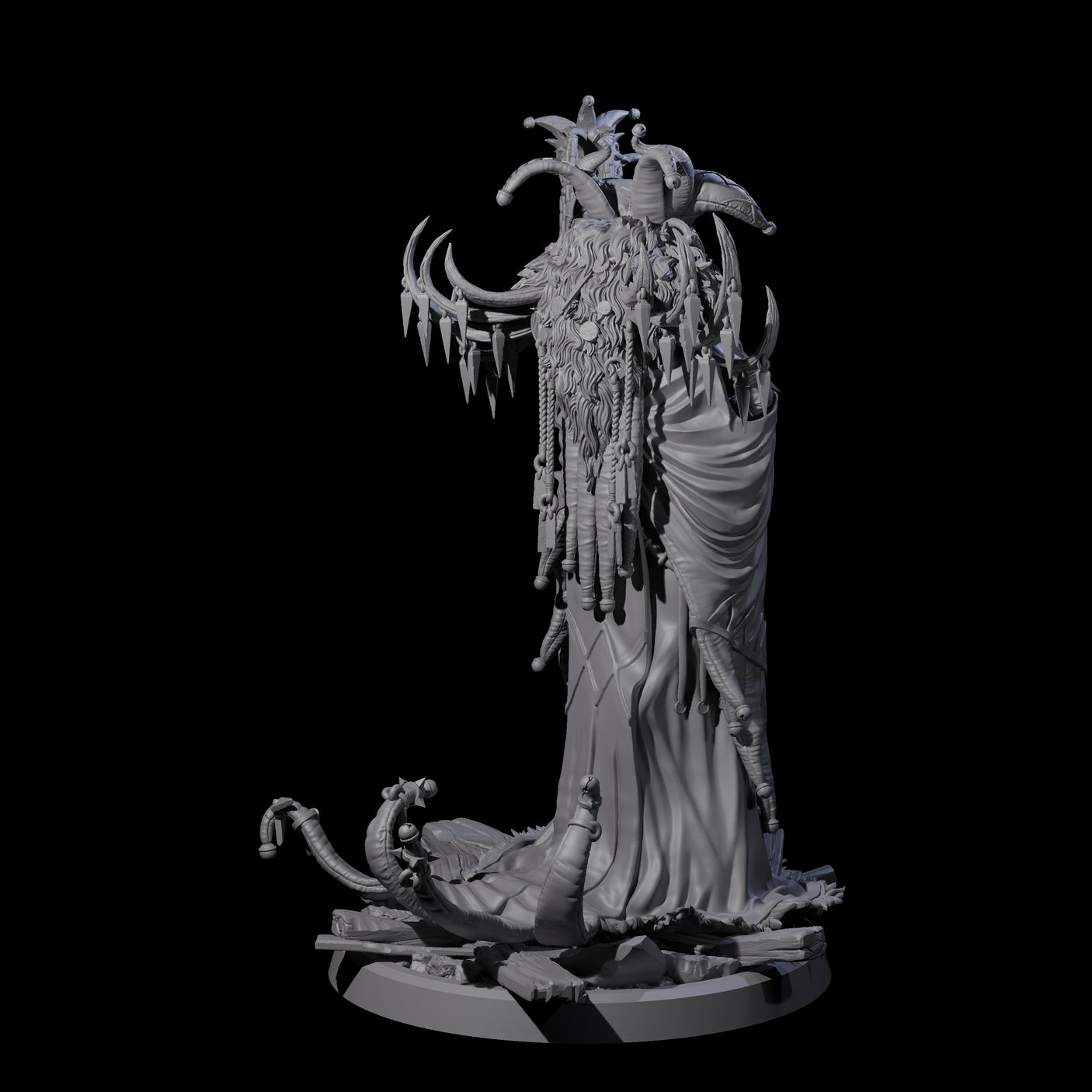Masterful Cambion High Priest A Miniature for Dungeons and Dragons, Pathfinder or other TTRPGs