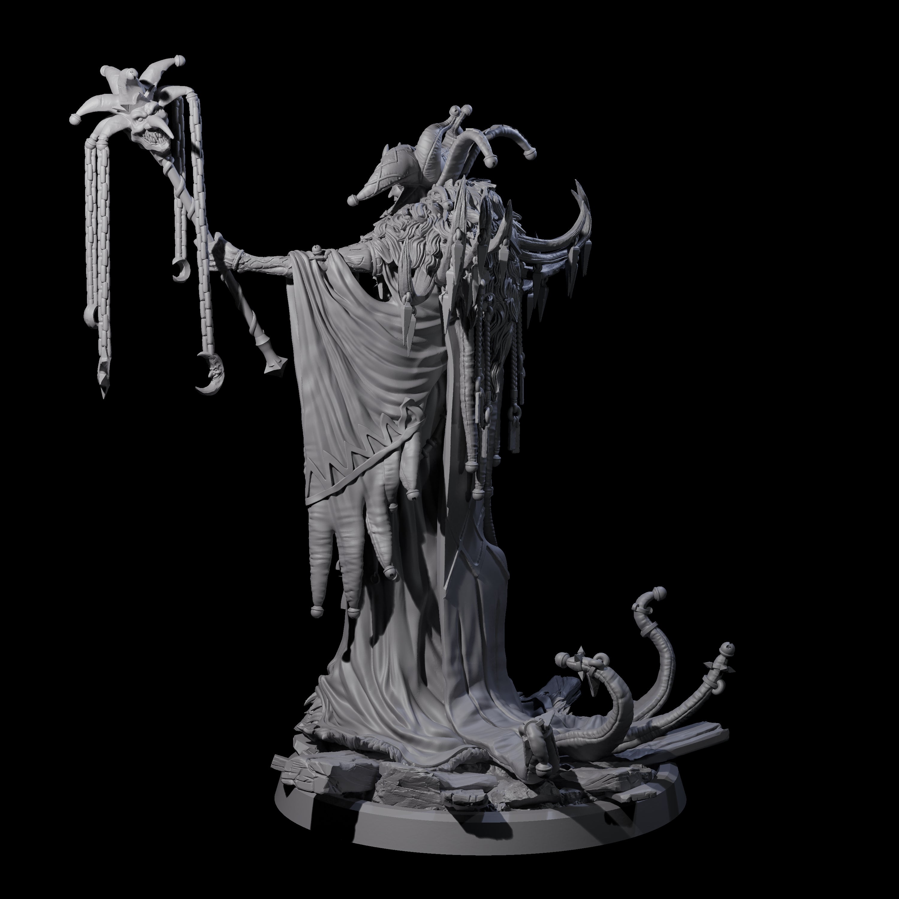 Masterful Cambion High Priest A Miniature for Dungeons and Dragons, Pathfinder or other TTRPGs