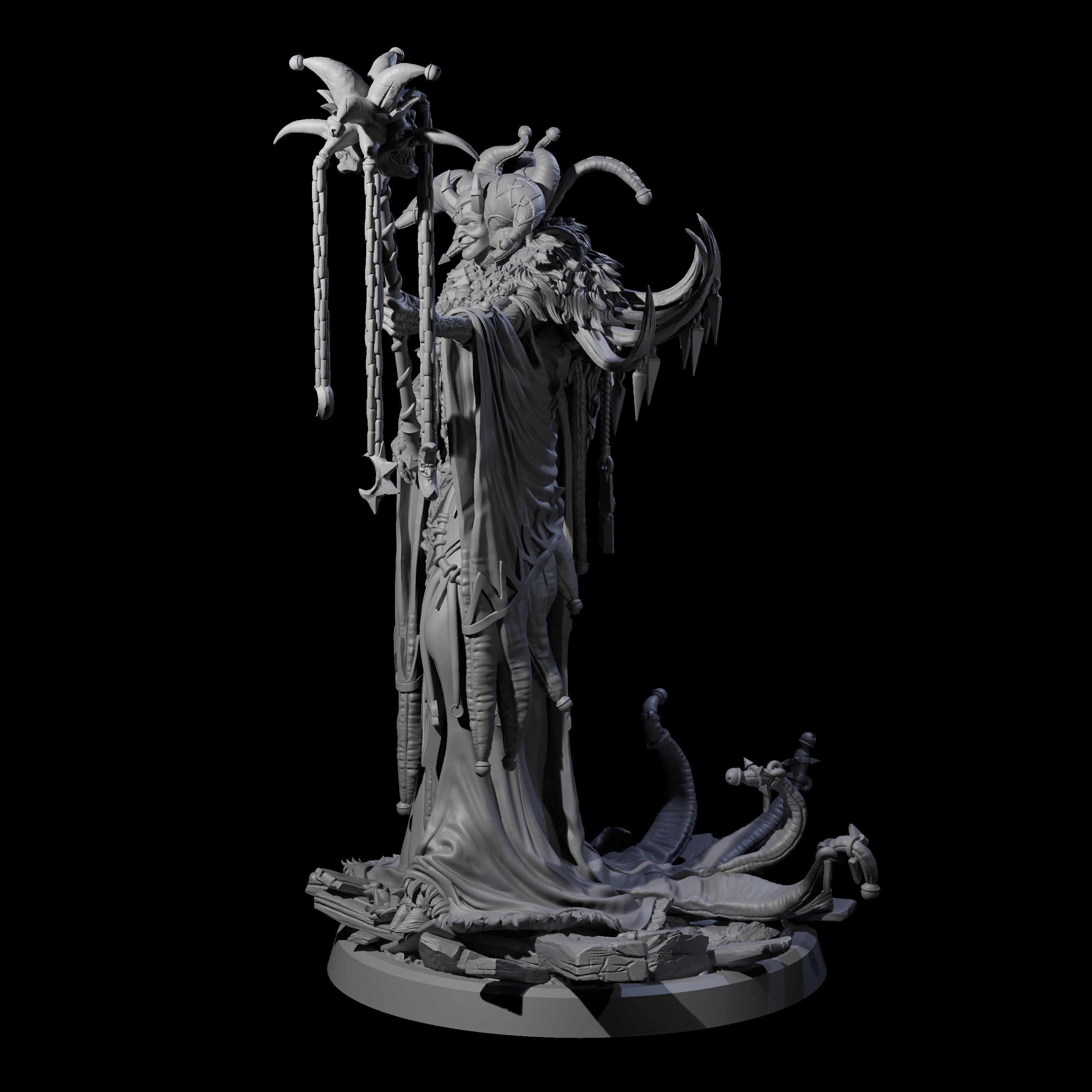 Masterful Cambion High Priest A Miniature for Dungeons and Dragons, Pathfinder or other TTRPGs