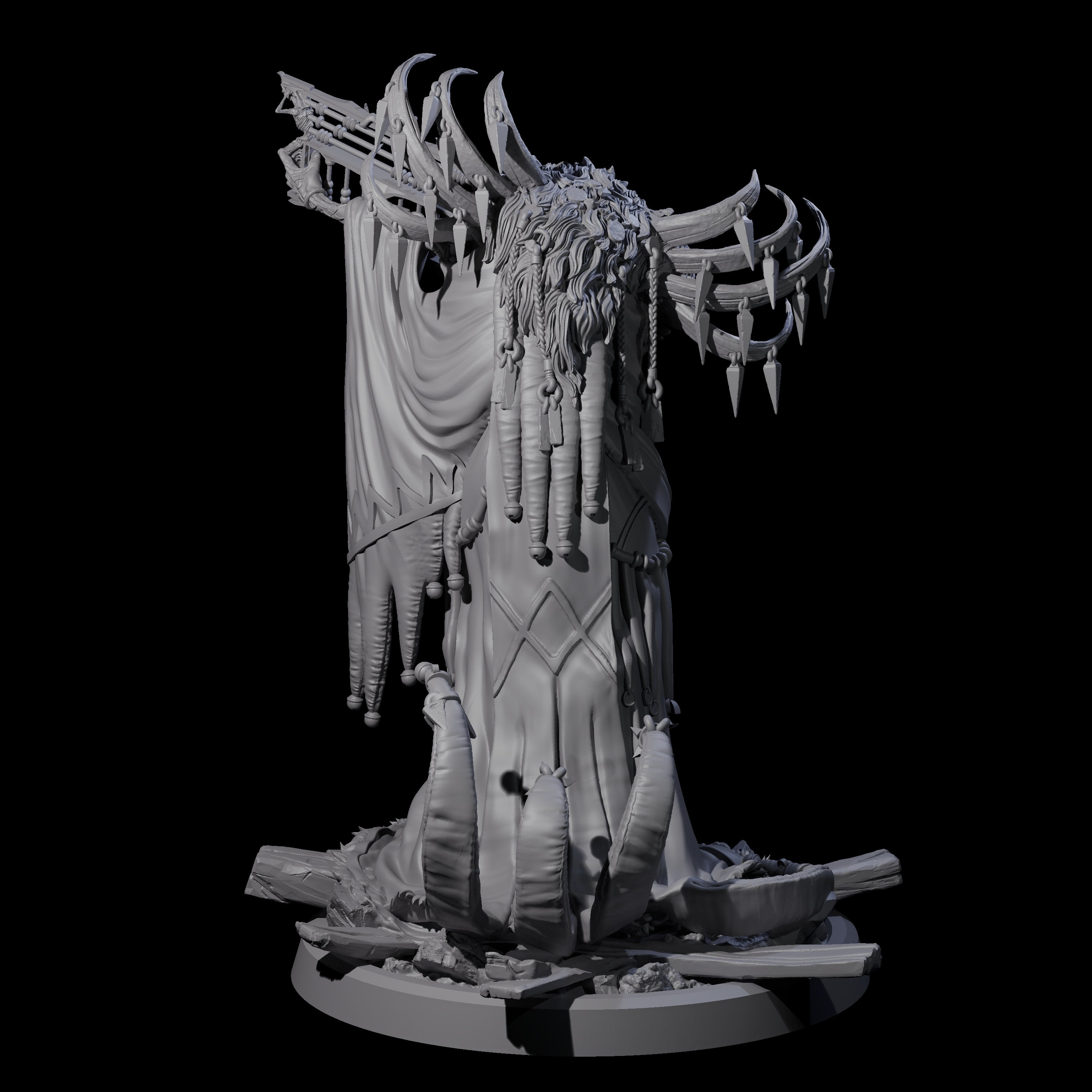 Masterful Cambion High Priest B Miniature for Dungeons and Dragons, Pathfinder or other TTRPGs