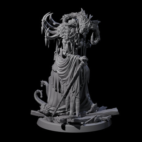Masterful Cambion High Priest C Miniature for Dungeons and Dragons, Pathfinder or other TTRPGs