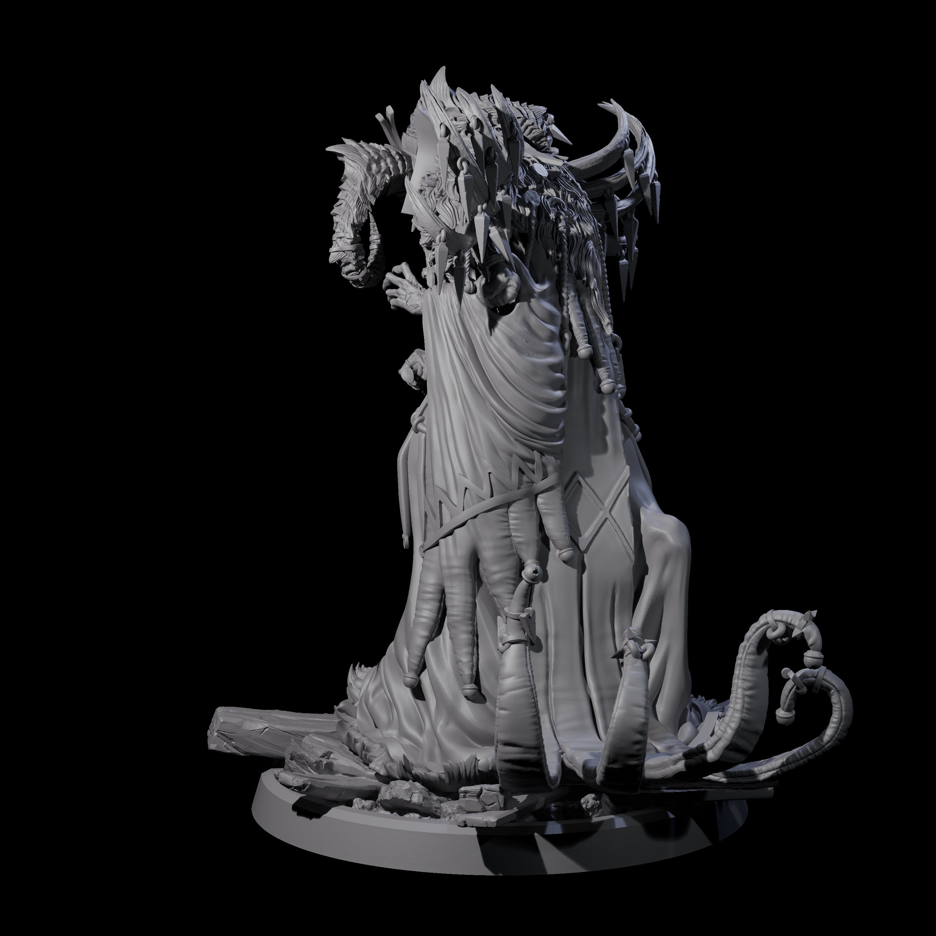 Masterful Cambion High Priest C Miniature for Dungeons and Dragons, Pathfinder or other TTRPGs
