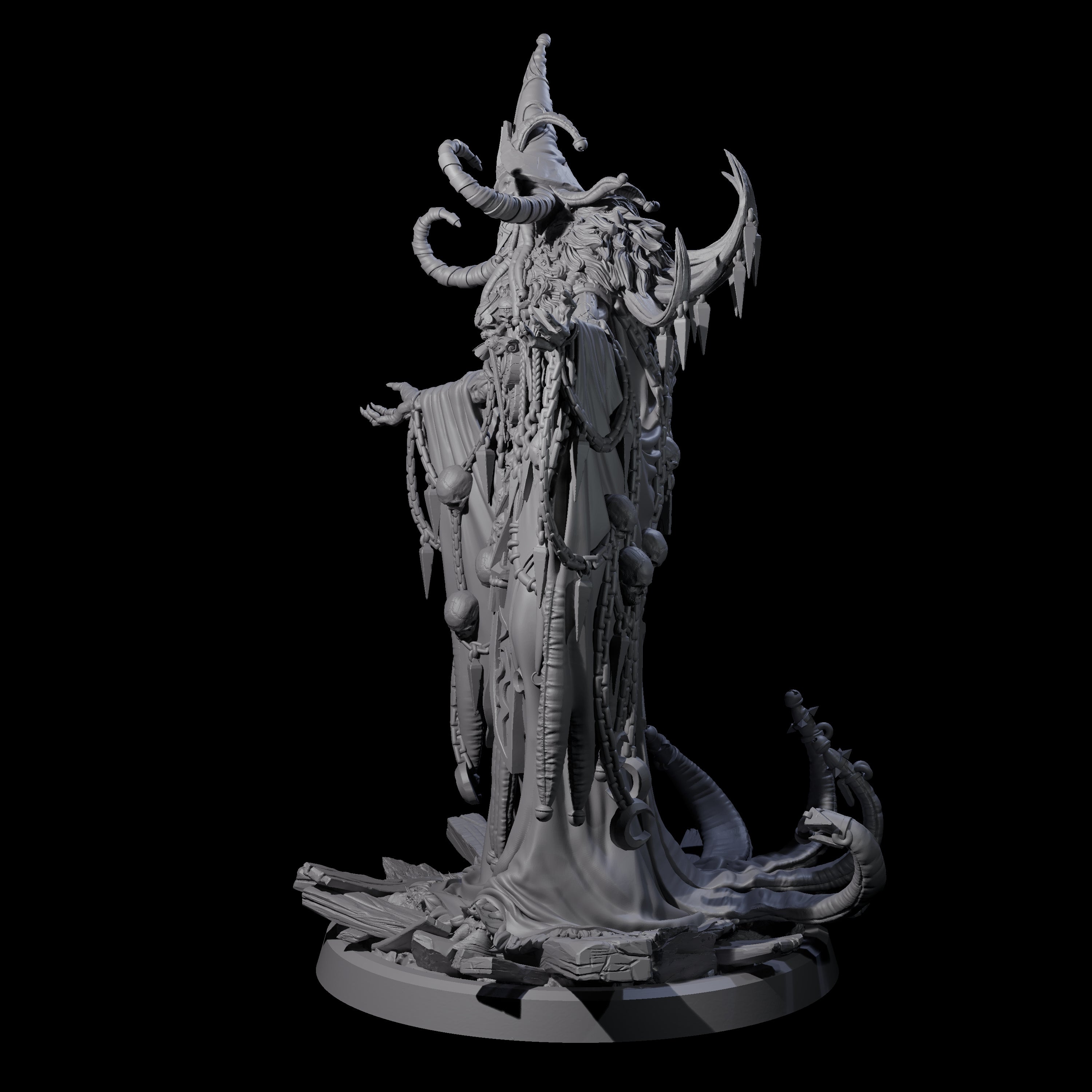 Masterful Cambion High Priest D Miniature for Dungeons and Dragons, Pathfinder or other TTRPGs