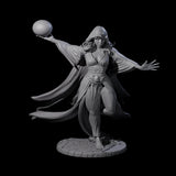 Masterful Orb Sorceress Miniature for Dungeons and Dragons, Pathfinder or other TTRPGs