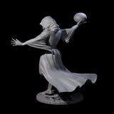 Masterful Orb Sorceress Miniature for Dungeons and Dragons, Pathfinder or other TTRPGs