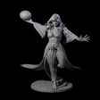 Masterful Orb Sorceress Miniature for Dungeons and Dragons, Pathfinder or other TTRPGs