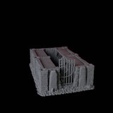 Mausoleum Miniature for Dungeons and Dragons, Pathfinder or other TTRPGs