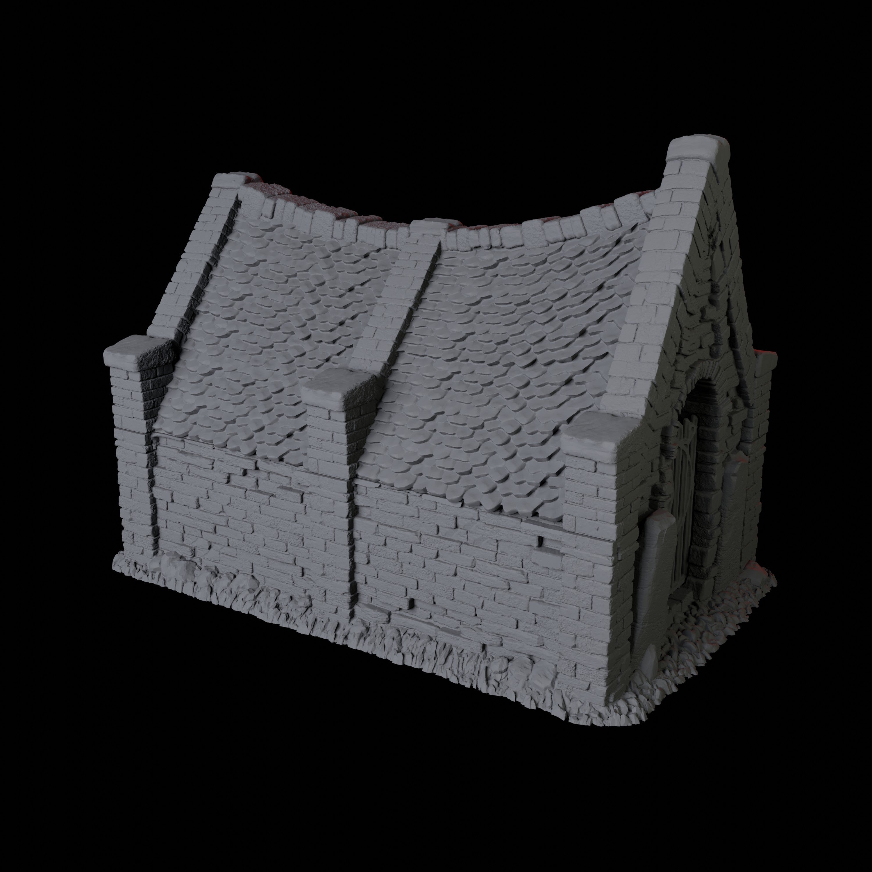 Mausoleum Building - Scatter Terrain Miniature for Dungeons and Dragons - Myth Forged