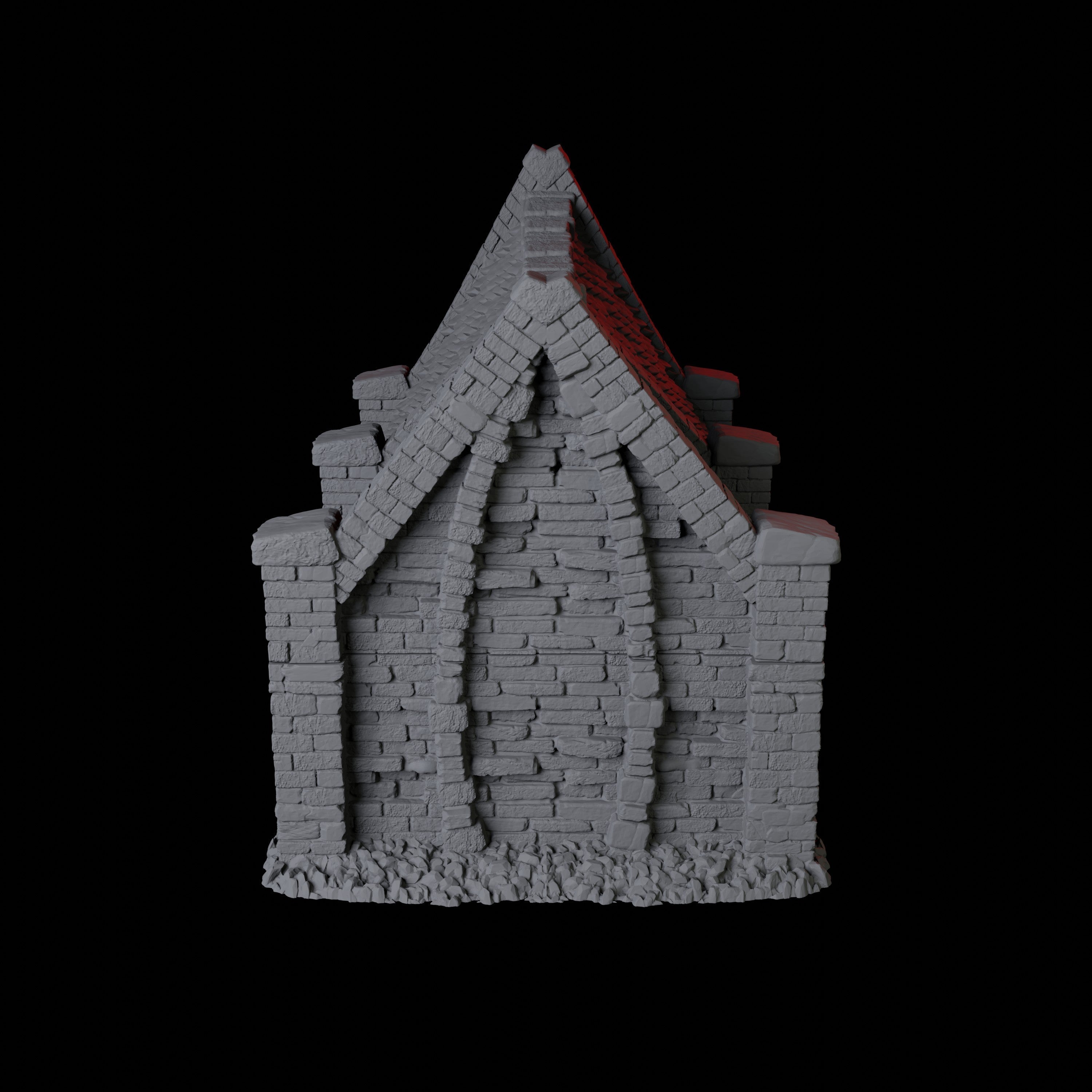 Mausoleum Building - Scatter Terrain Miniature for Dungeons and Dragons - Myth Forged