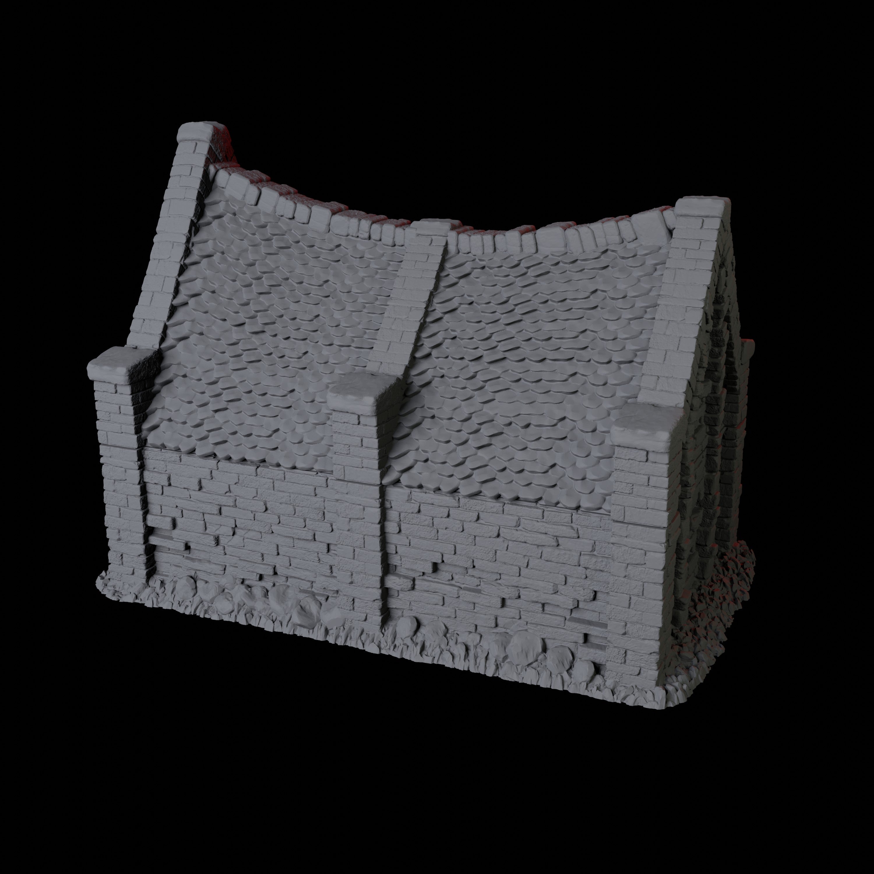 Mausoleum Building - Scatter Terrain Miniature for Dungeons and Dragons - Myth Forged