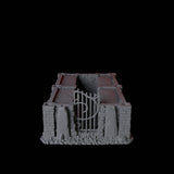 Mausoleum Miniature for Dungeons and Dragons, Pathfinder or other TTRPGs