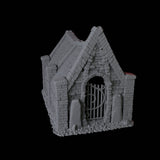 Mausoleum Miniature for Dungeons and Dragons, Pathfinder or other TTRPGs