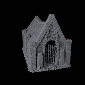 Mausoleum Miniature for Dungeons and Dragons, Pathfinder or other TTRPGs