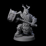 Max Bearded Dwarf Warrior A Miniature for Dungeons and Dragons, Pathfinder or other TTRPGs