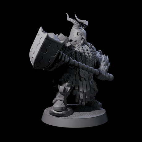 Max Bearded Dwarf Warrior A Miniature for Dungeons and Dragons, Pathfinder or other TTRPGs