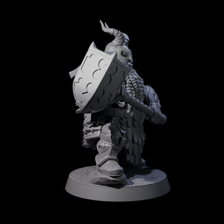 Max Bearded Dwarf Warrior A Miniature for Dungeons and Dragons, Pathfinder or other TTRPGs