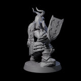 Max Bearded Dwarf Warrior A Miniature for Dungeons and Dragons, Pathfinder or other TTRPGs