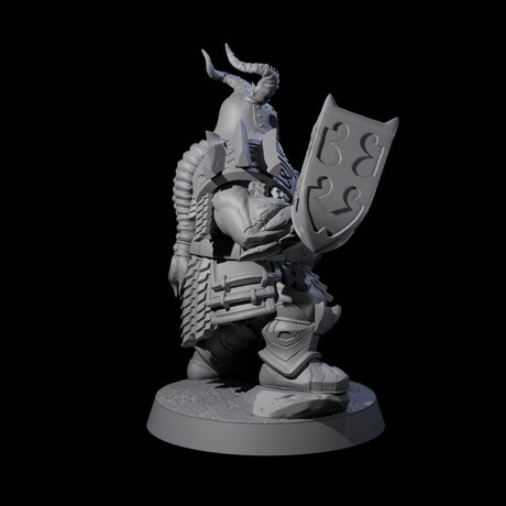 Max Bearded Dwarf Warrior A Miniature for Dungeons and Dragons, Pathfinder or other TTRPGs