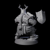Max Bearded Dwarf Warrior A Miniature for Dungeons and Dragons, Pathfinder or other TTRPGs