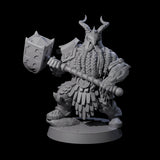 Max Bearded Dwarf Warrior A Miniature for Dungeons and Dragons, Pathfinder or other TTRPGs