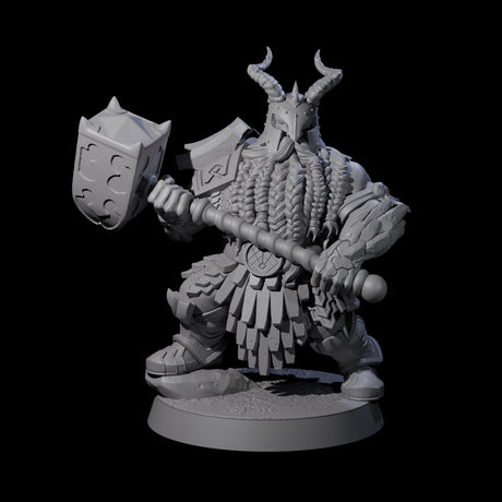 Max Bearded Dwarf Warrior A Miniature for Dungeons and Dragons, Pathfinder or other TTRPGs