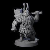 Max Bearded Dwarf Warrior B Miniature for Dungeons and Dragons, Pathfinder or other TTRPGs