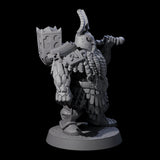Max Bearded Dwarf Warrior B Miniature for Dungeons and Dragons, Pathfinder or other TTRPGs