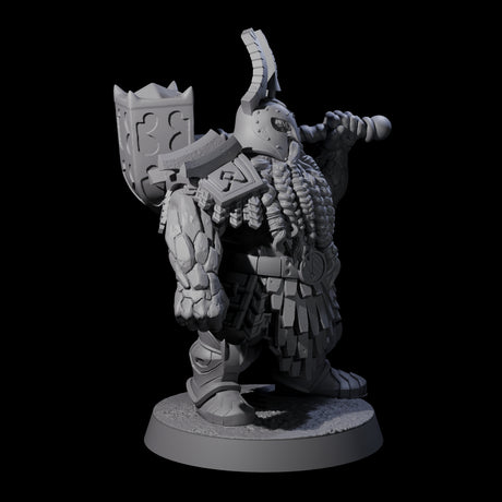 Max Bearded Dwarf Warrior B Miniature for Dungeons and Dragons, Pathfinder or other TTRPGs