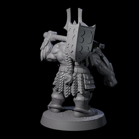 Max Bearded Dwarf Warrior B Miniature for Dungeons and Dragons, Pathfinder or other TTRPGs