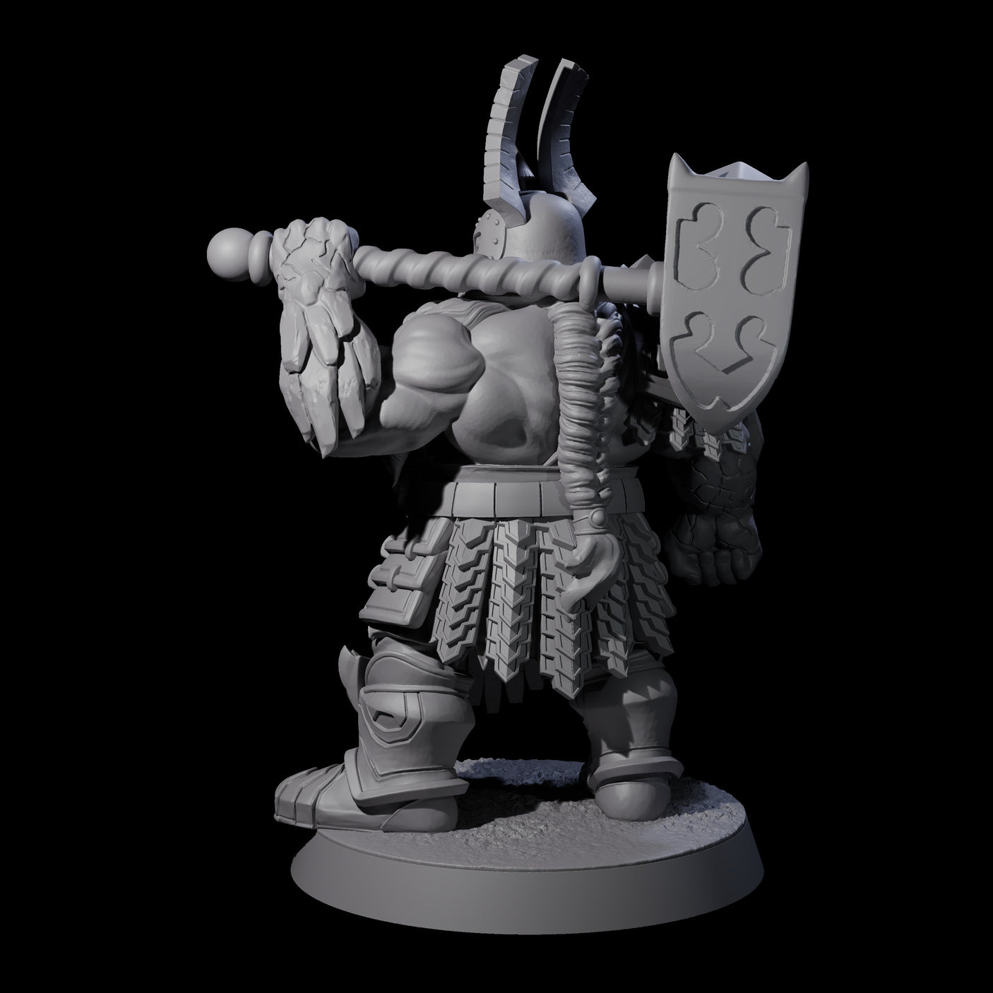 Max Bearded Dwarf Warrior B Miniature for Dungeons and Dragons, Pathfinder or other TTRPGs