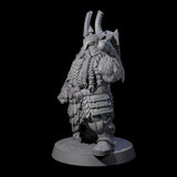 Max Bearded Dwarf Warrior B Miniature for Dungeons and Dragons, Pathfinder or other TTRPGs