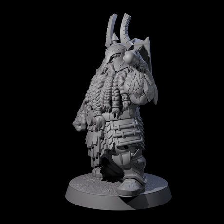Max Bearded Dwarf Warrior B Miniature for Dungeons and Dragons, Pathfinder or other TTRPGs