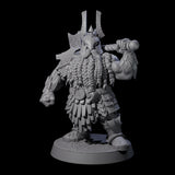 Max Bearded Dwarf Warriors Miniature for Dungeons and Dragons, Pathfinder or other TTRPGs