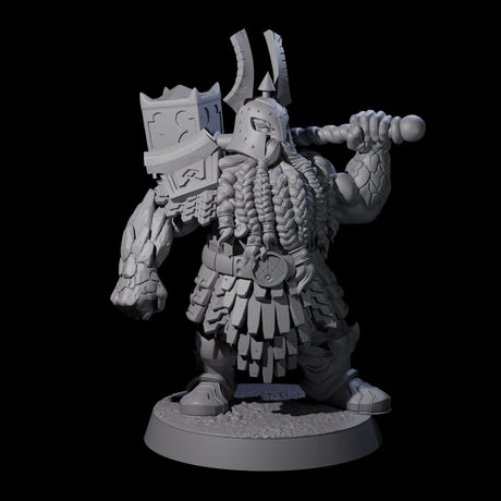 Max Bearded Dwarf Warriors Miniature for Dungeons and Dragons, Pathfinder or other TTRPGs
