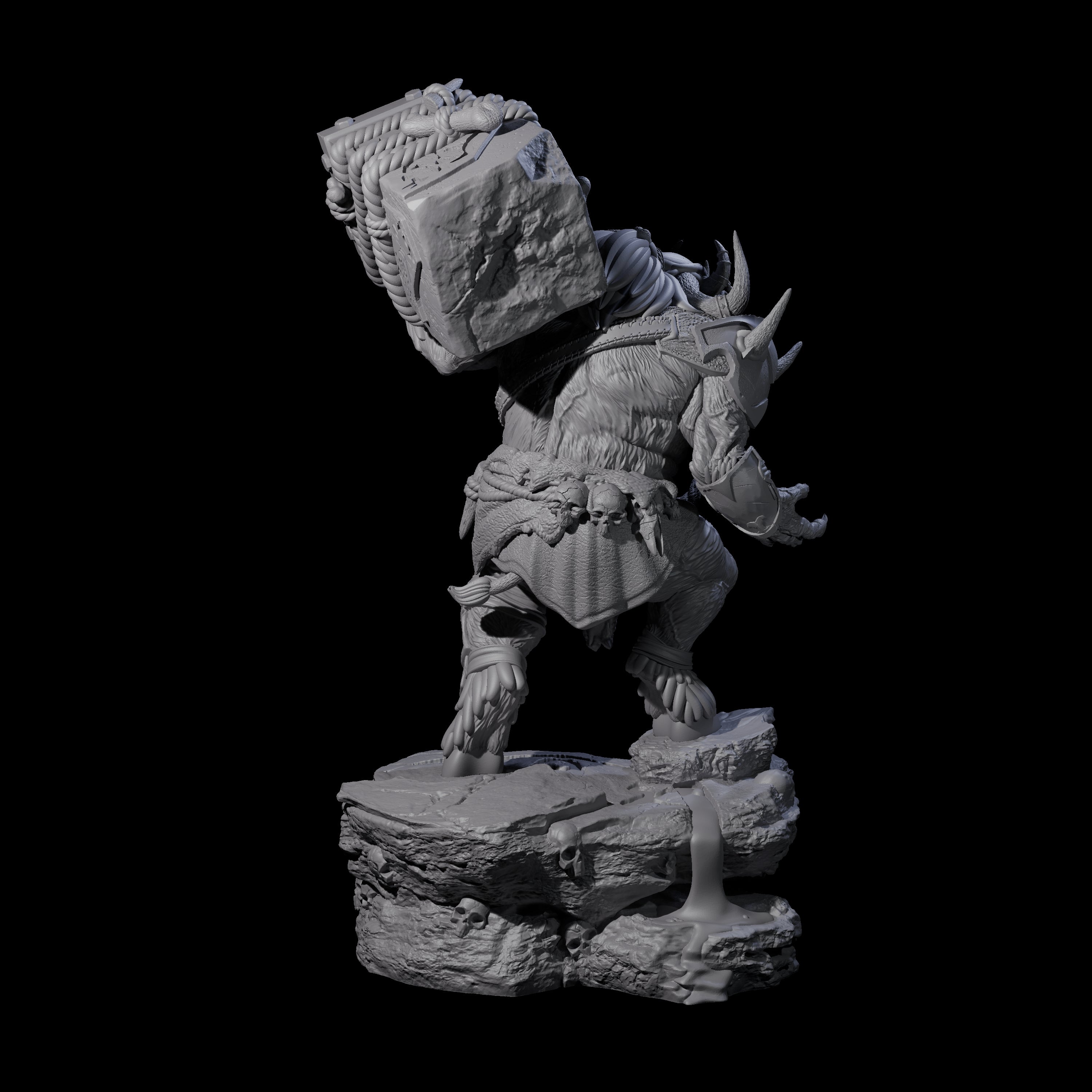 Maze Minotaur Miniature for Dungeons and Dragons, Pathfinder or other TTRPGs