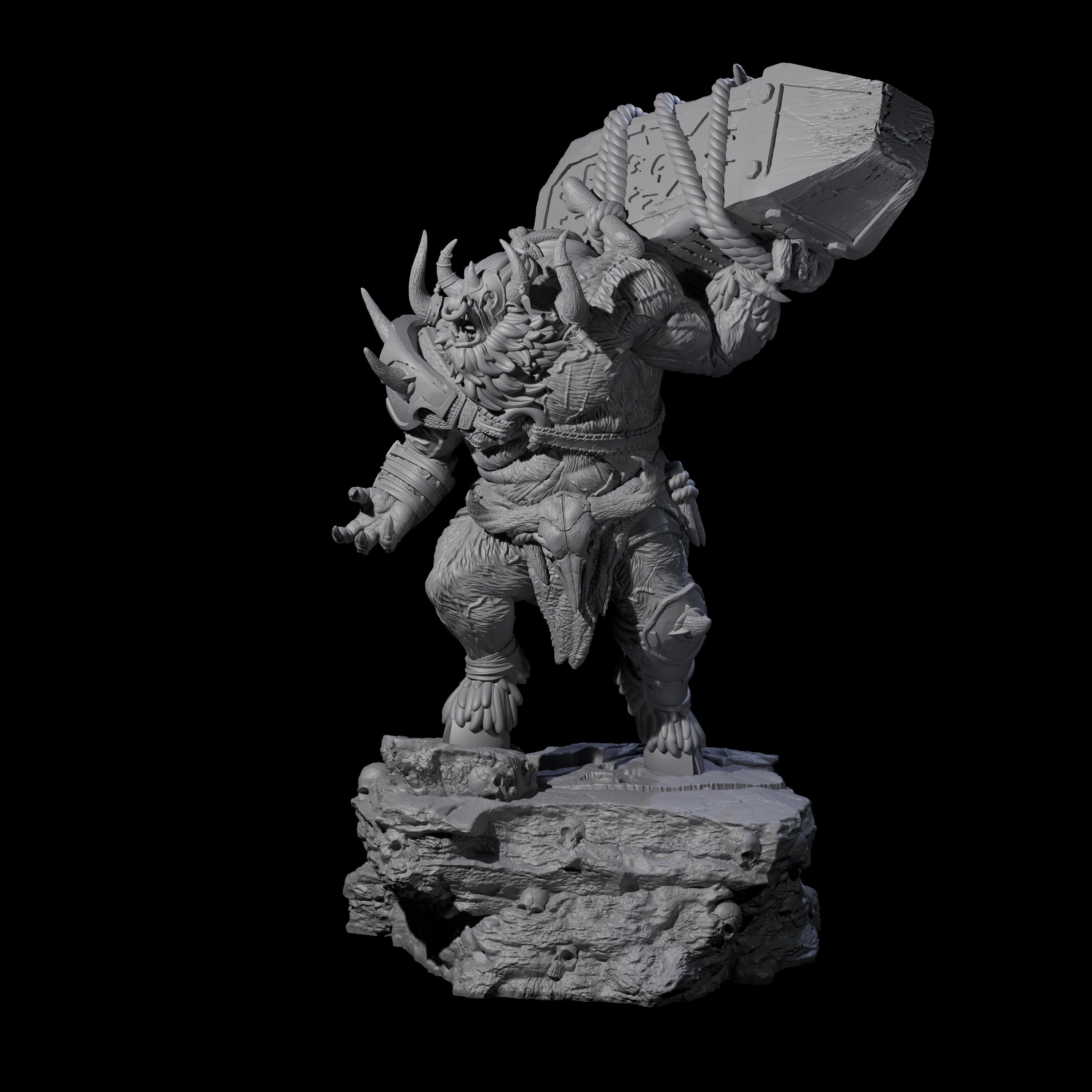 Maze Minotaur Miniature for Dungeons and Dragons, Pathfinder or other TTRPGs