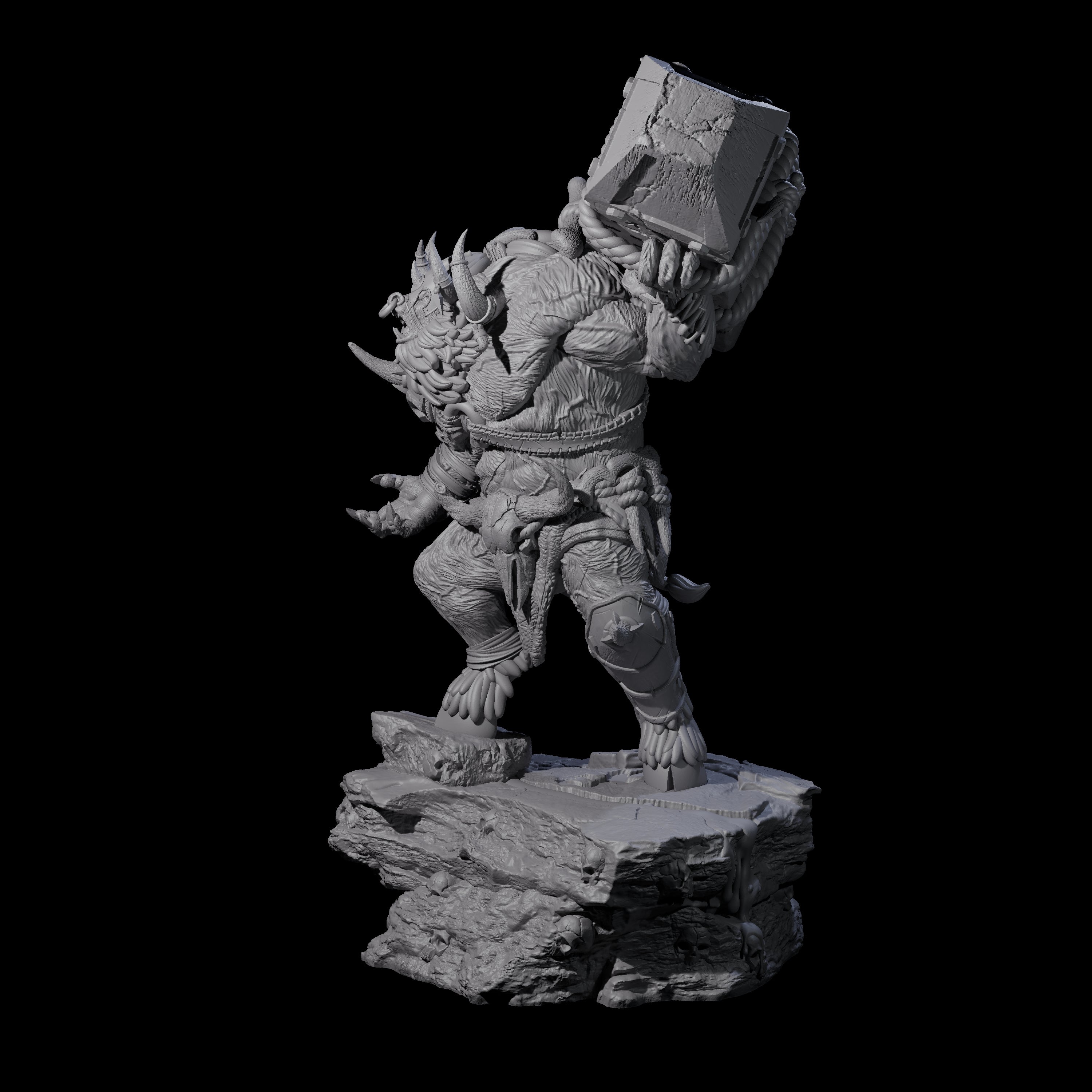 Maze Minotaur Miniature for Dungeons and Dragons, Pathfinder or other TTRPGs