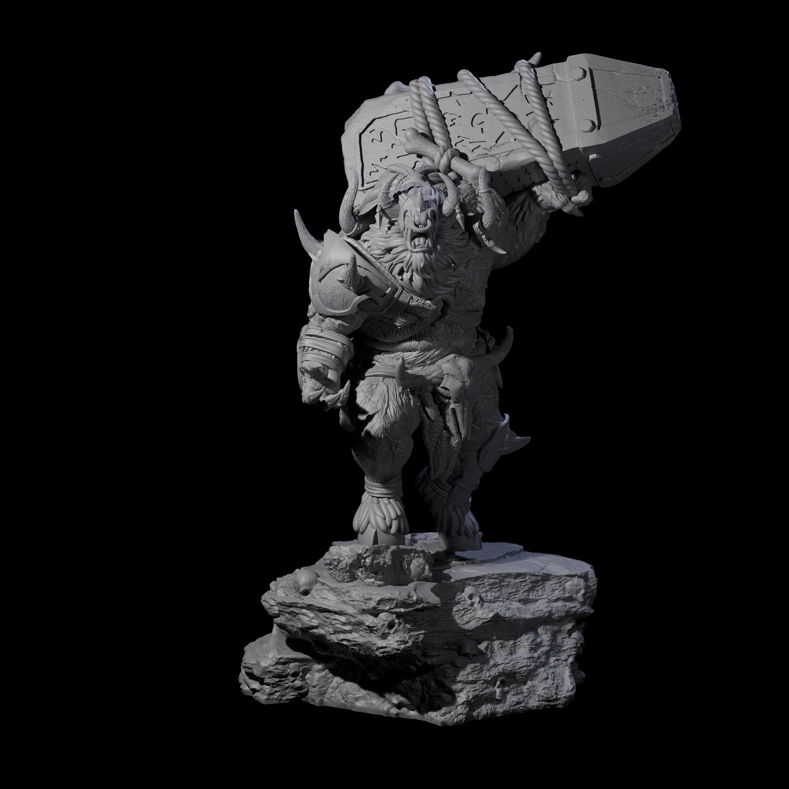 Maze Minotaur Miniature for Dungeons and Dragons, Pathfinder or other TTRPGs