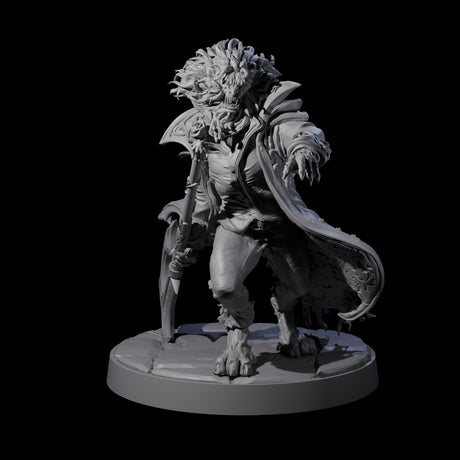 Mega Axe Swinging Beast Miniature for Dungeons and Dragons, Pathfinder or other TTRPGs