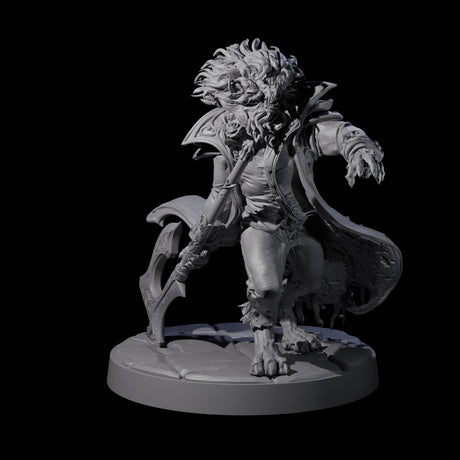 Mega Axe Swinging Beast Miniature for Dungeons and Dragons, Pathfinder or other TTRPGs