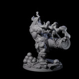 Mega Cannoneer Ogre Miniature for Dungeons and Dragons, Pathfinder or other TTRPGs