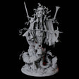 Mega Marilith Matriarch Miniature for Dungeons and Dragons, Pathfinder or other TTRPGs