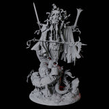 Mega Marilith Matriarch Miniature for Dungeons and Dragons, Pathfinder or other TTRPGs