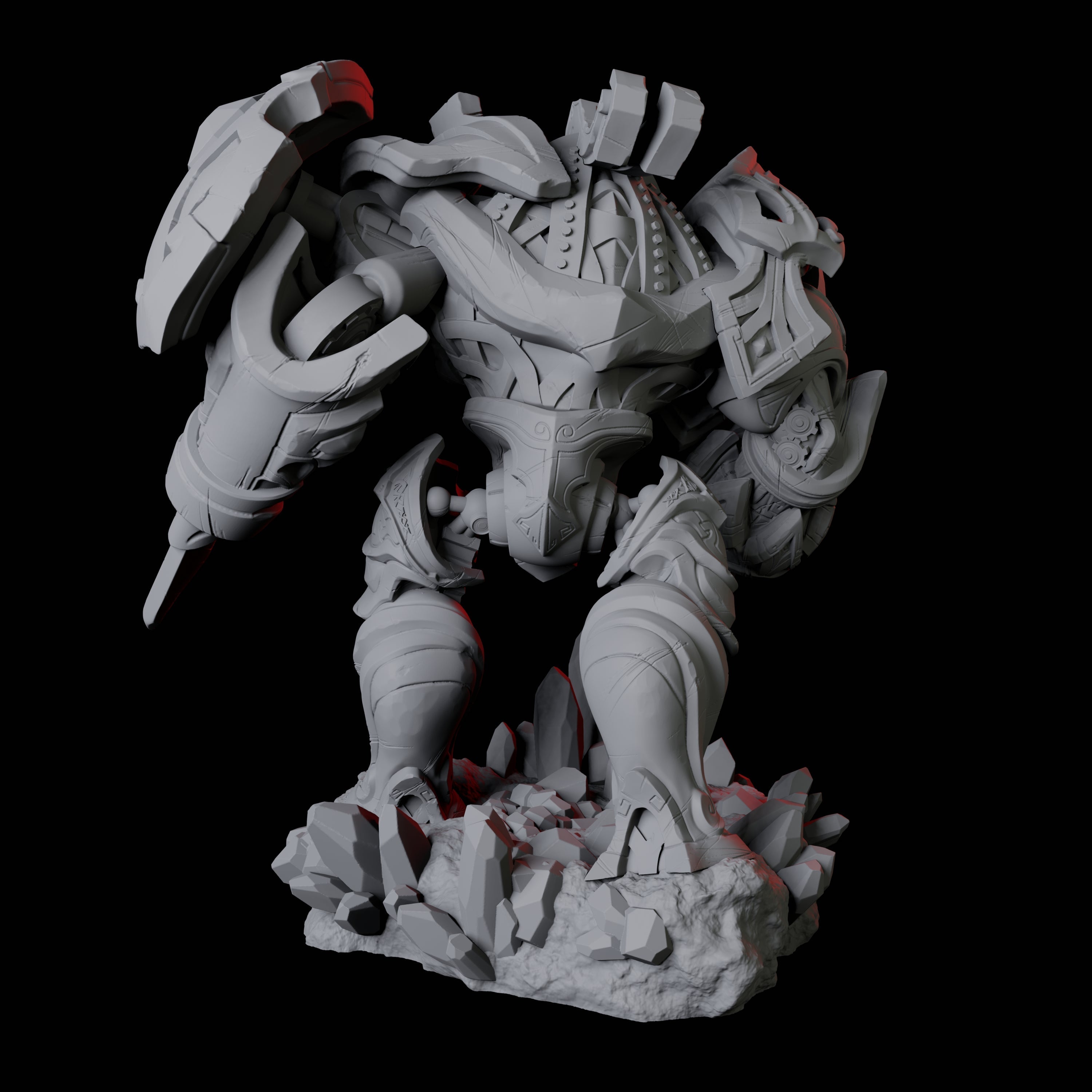 Mega Mecha Miniature for Dungeons and Dragons, Pathfinder or other TTRPGs